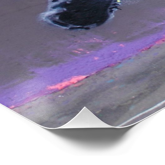 Graffiti Astronaut Poster (Ecke)