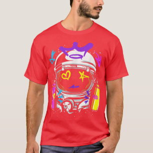Graffiti Astronaut Spray Paint Street Art Zeichnen T-Shirt