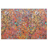 Graffiti auf Backstein Stoff (Fat Quarter (45,7 x 55,9 cm))