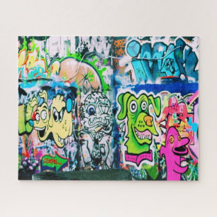 Graffiti auf der Londoner Southbank - 16x20 - 520  Puzzle