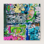 Graffiti auf der Londoner Southbank - 20x20 - 676  Puzzle (Horizontal)