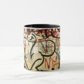 Graffiti auf einer Wand Tasse (Zentrum)
