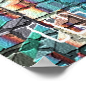 GRAFFITI auf Mosiac Tiles Poster (Ecke)