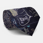 Graffiti auf schwarzer Brett-Krawatte Krawatte (Gerollt)