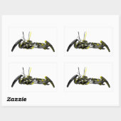 Graffiti-Aufkleber Rechteckiger Aufkleber (Blatt)