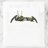 Graffiti-Aufkleber Rechteckiger Aufkleber (Tasche)