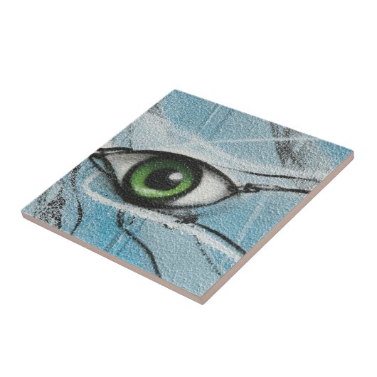 Graffiti-Auge Fliese (Seite)