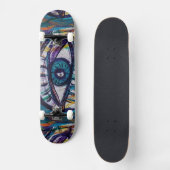 Graffiti-Auge Skateboard (Vorderseite)