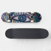Graffiti-Auge Skateboard (Horizontal)