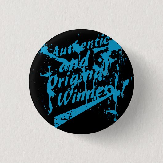 Graffiti Authentisch Originaler Gewinner Grunge Sp Button (Vorderseite)