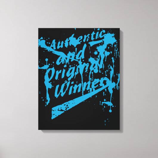 Graffiti Authentisch Originaler Gewinner Grunge Sp Leinwanddruck (Vorderseite)