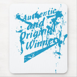 Graffiti Authentisch Originaler Gewinner Grunge Sp Mousepad