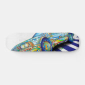 Graffiti-Automobildesign Skateboard (Horizontal)