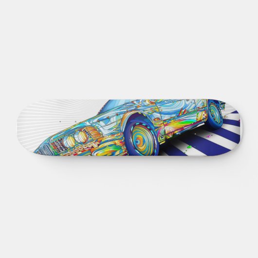 Graffiti-Automobildesign Skateboard (Horizontal)