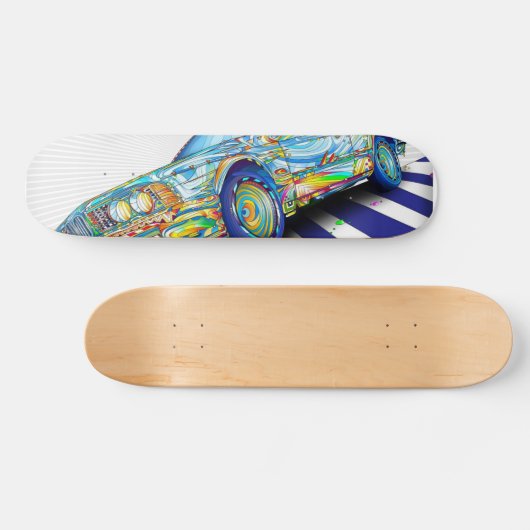 Graffiti-Automobildesign Skateboard (Horizontal)