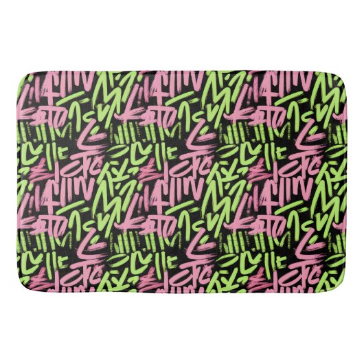 Graffiti Badematte (Vorderseite)