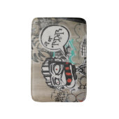 Graffiti Badematte (Vorderseite Vertikal)