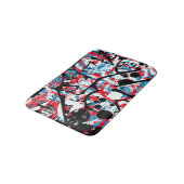 Graffiti Badematte (Schrägansicht)