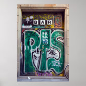 Graffiti Bar door Poster (Vorne)