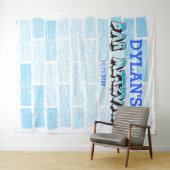 Graffiti Bar Mitzvah Foto Stand Party Hintergrund Wandteppich (Beispiel (Horizontal))