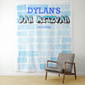 Graffiti Bar Mitzvah Foto Stand Party Hintergrund Wandteppich (Beispiel)