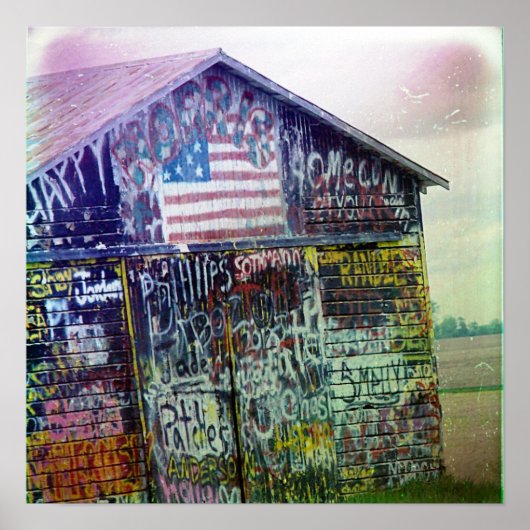 Graffiti Barn Poster (Vorne)