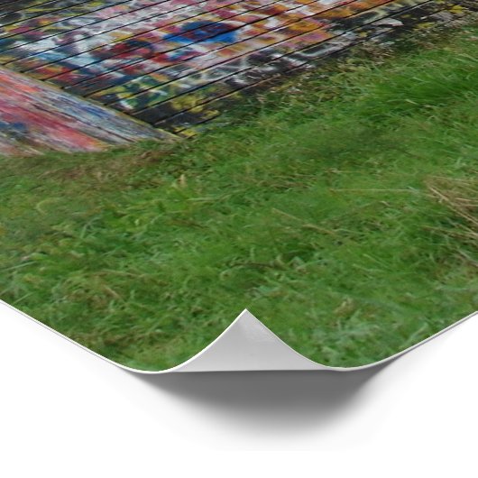 Graffiti Barn Poster (Ecke)