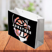 Graffiti Basketball Theme Benutzerdefinierter Spie Große Geschenktüte