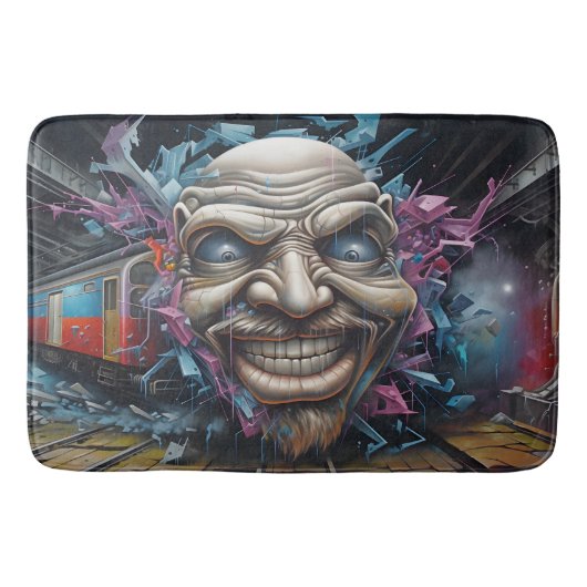 Graffiti Bath Mat Badematte (Vorderseite)