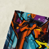 Graffiti Beach Handtuch (Beispiel)