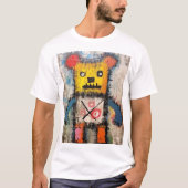 Graffiti Bear Brushstroke painting art  T-Shirt (Vorderseite)