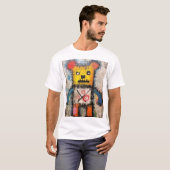 Graffiti Bear Brushstroke painting art T-Shirt (Vorne ganz)