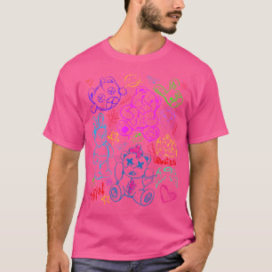 Graffiti Bear Liebe Punk Spray Paint Art Graffiti T-Shirt
