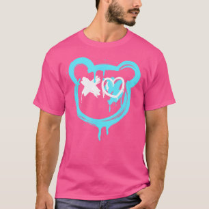 Graffiti Bear Liebe Punk Spray Paint Art Graffiti  T-Shirt