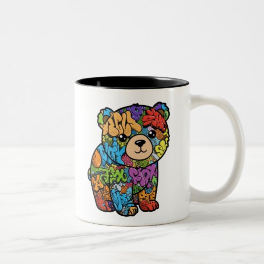 Graffiti Bear Tasse - Links Version (Rechts)