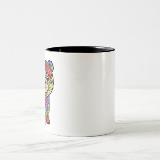 Graffiti Bear Tasse - Rechtshändige Version (Mittel)