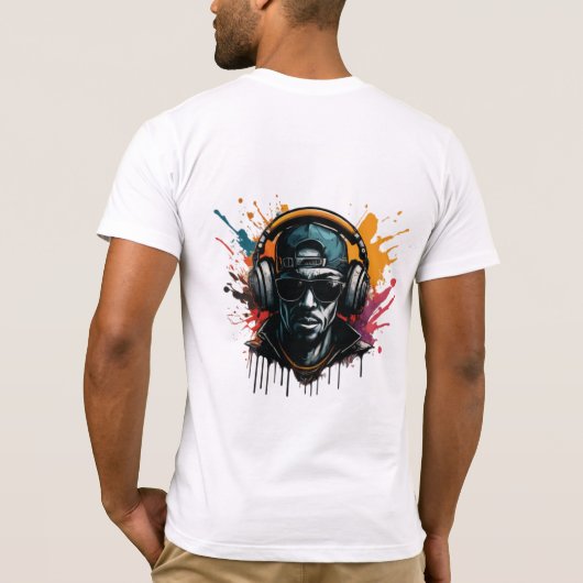 Graffiti Beats, Splashed T-Shirt (Rückseite)