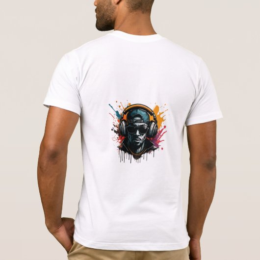 Graffiti Beats, Splashed T-Shirt (Rückseite)
