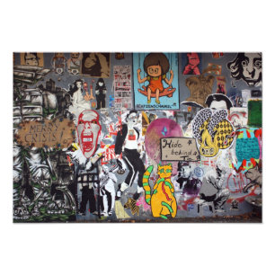 Graffiti, Berlin, Deutschland Fotodruck