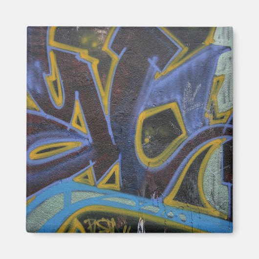 Graffiti, Berlin, Deutschland Magnet (Vorne)