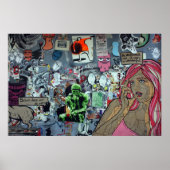 Graffiti, Berlin, Deutschland Poster (Vorne)