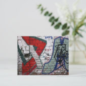 Graffiti, Berlin, Deutschland Postkarte (Stehend Vorderseite)