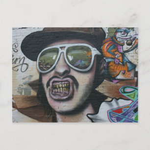Graffiti, Berlin, Deutschland Postkarte