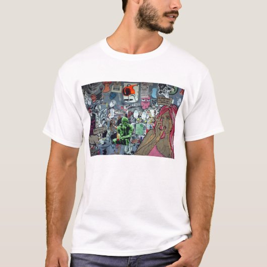 Graffiti, Berlin, Deutschland T-Shirt (Vorderseite)