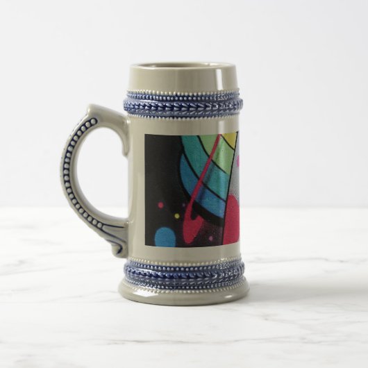 Graffiti Bierglas (Links)