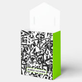 Graffiti Black Green Vielen Dank zum Geburtstag Geschenkschachtel (Geöffnet)
