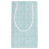 Graffiti Blue Baby Dusche ein Girl Geschenktüte (Vorderseite)