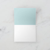 Graffiti Blue Baby Shower Thank You Card Dankeskarte (Innenseite)