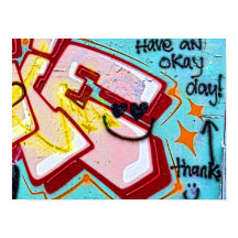 Graffiti Blue Pink Urban Street Kunst