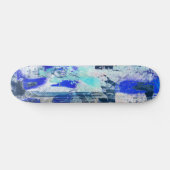 Graffiti Blue Skateboard (Horizontal)